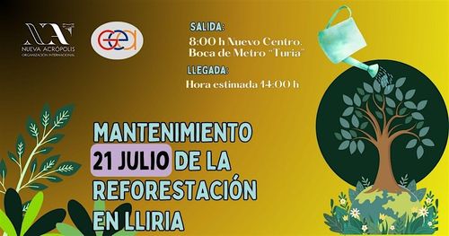 ECOLOGÍA ACTIVA-Cuidado y mantenimiento de la Reforestación