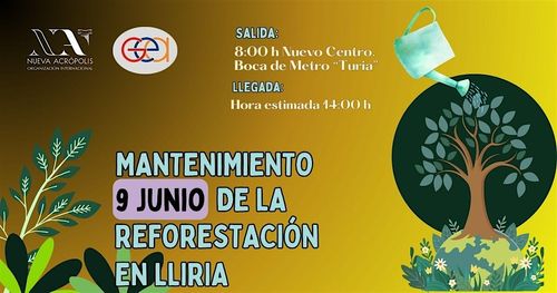 ECOLOGÍA ACTIVA-Cuidado y mantenimiento de la Reforestación