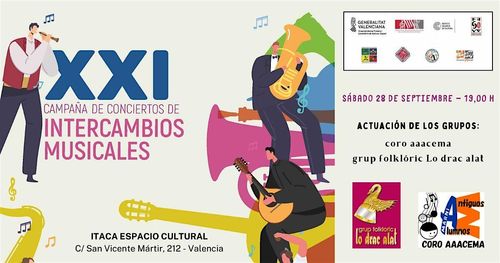 Intercambios culturales entre Coro AACEMA y Grup Folkloric LO DRAC ALAT